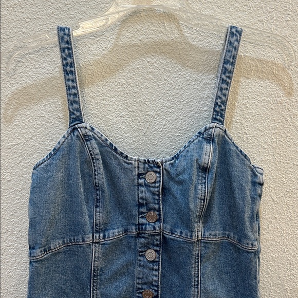 Gap Denim Mini Dress Size 4 - Picture 3 of 12
